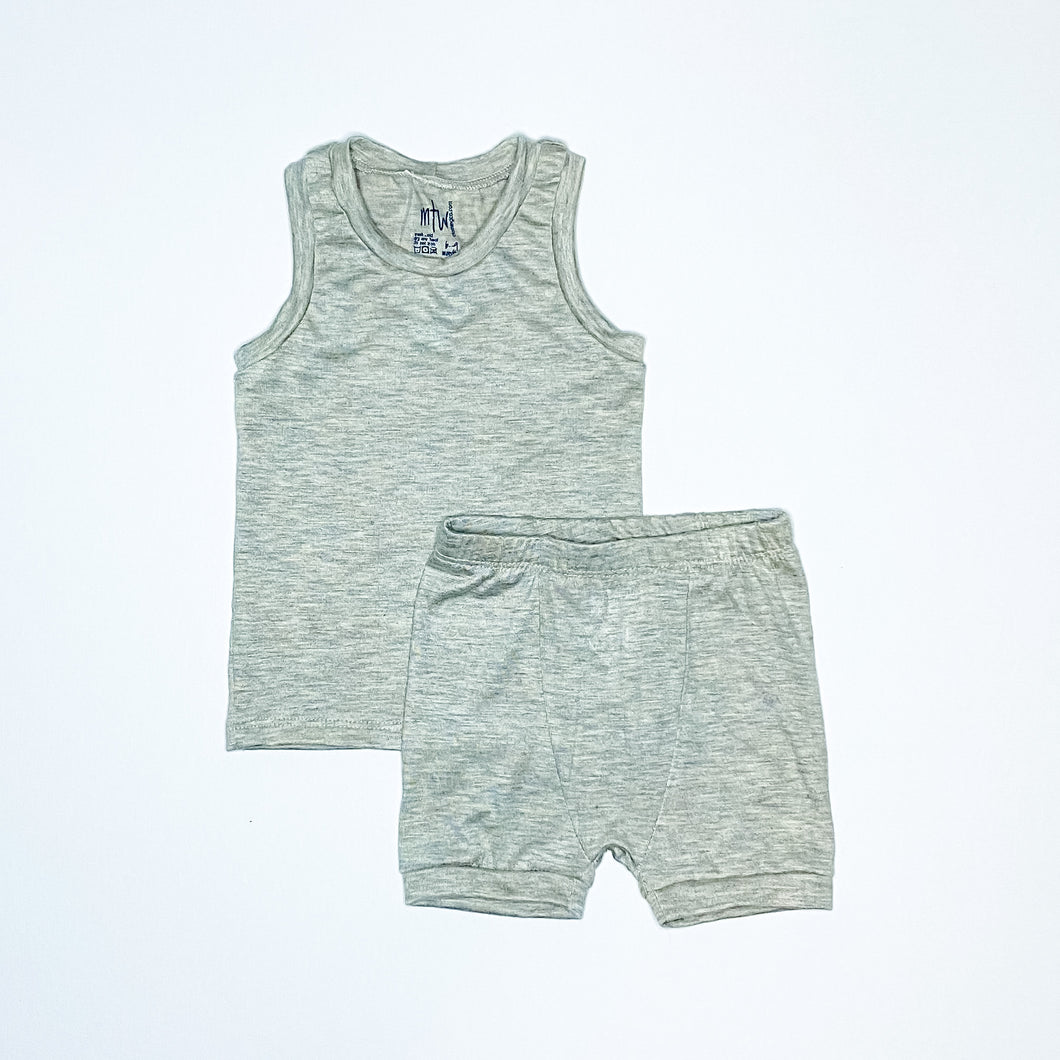 Oatmeal Tank/Short Set