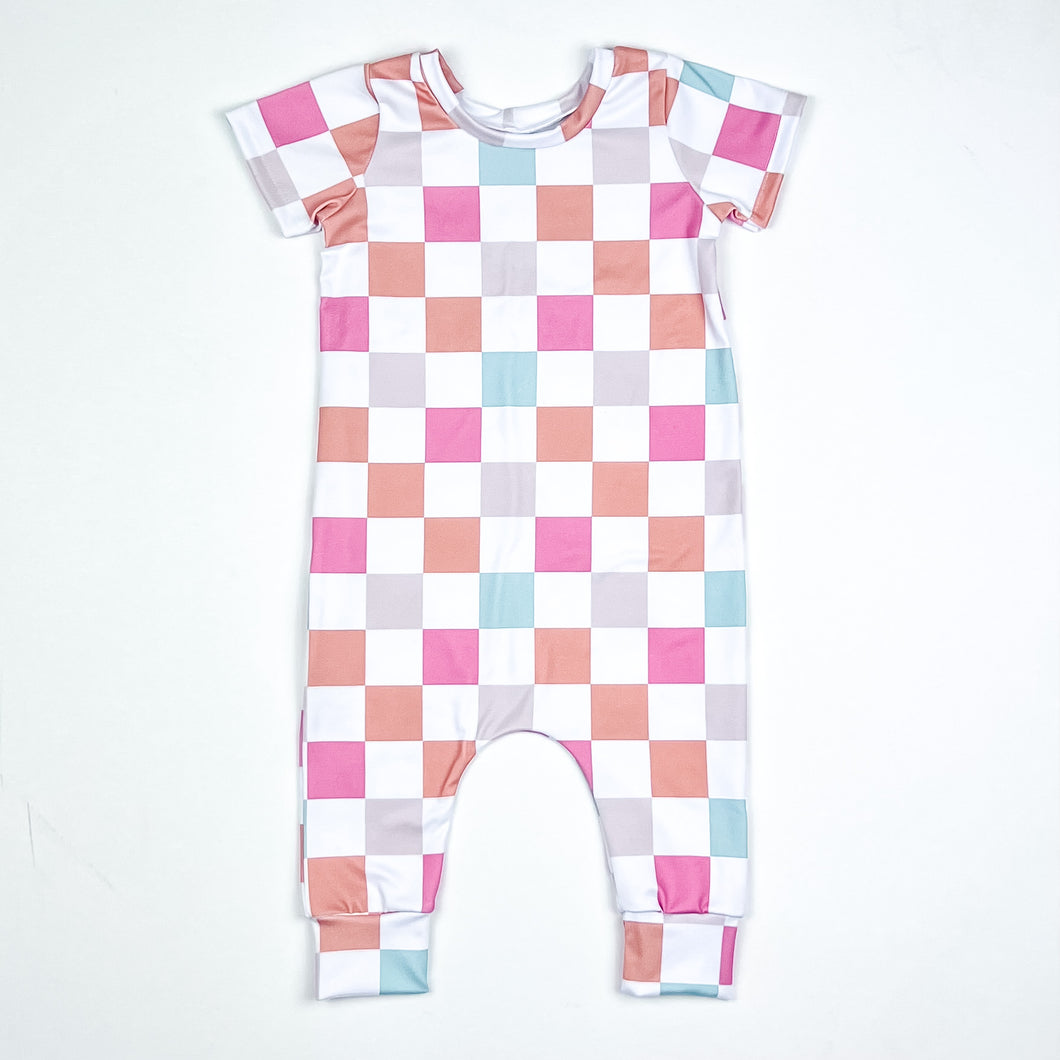 Checker Romper