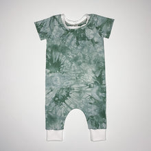 Load image into Gallery viewer, Mint Green Tie Dye Romper
