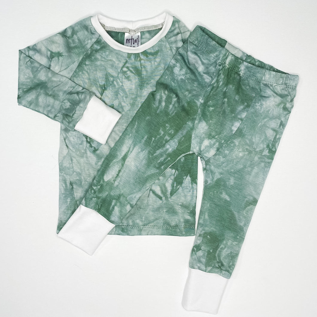 Mint Green Tie Dye Lounge Set